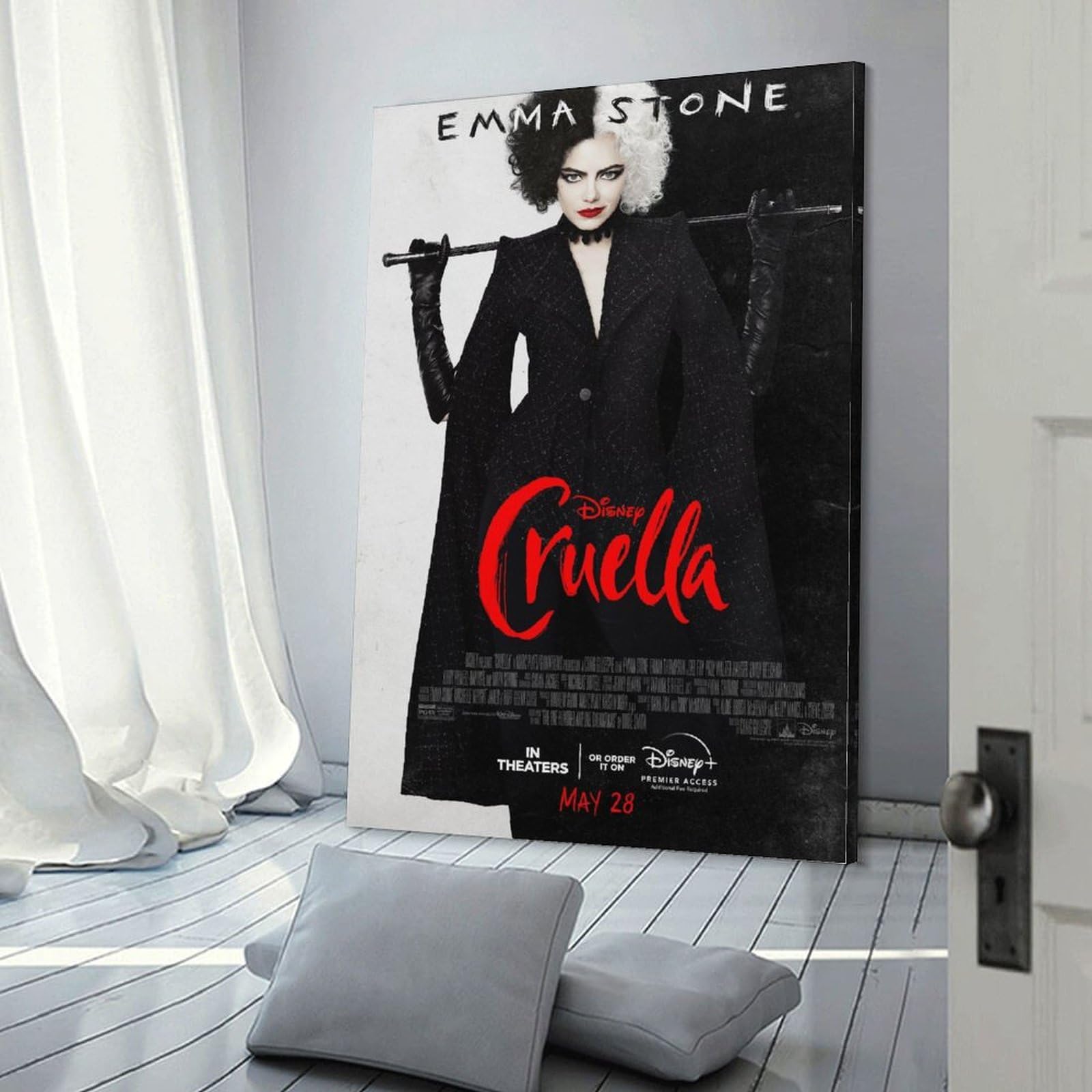 Amazon.co.jp: 映画ポスター Cruella (2028)クルエラ 壁飾り